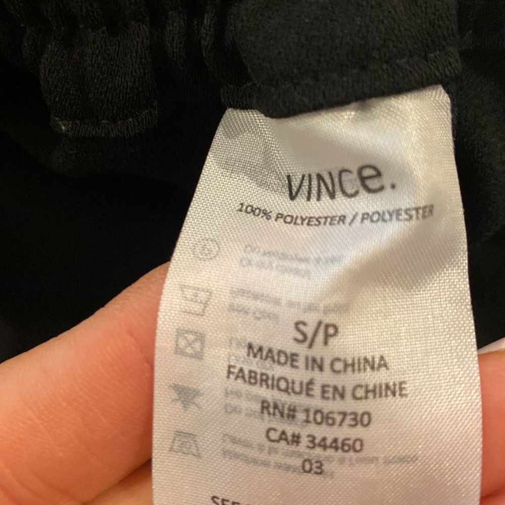 Vince Pull On Tuxedo Pants Small - image 4